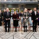 10. desember: Både Kongeparet og Kronprinsparet var til stede da Den internasjonale kampanjen for forbud mot atomvåpen (ICAN) mottok Fredsprisen i Oslo Rådhus. Foto: Berit Roald / NTB scanpix